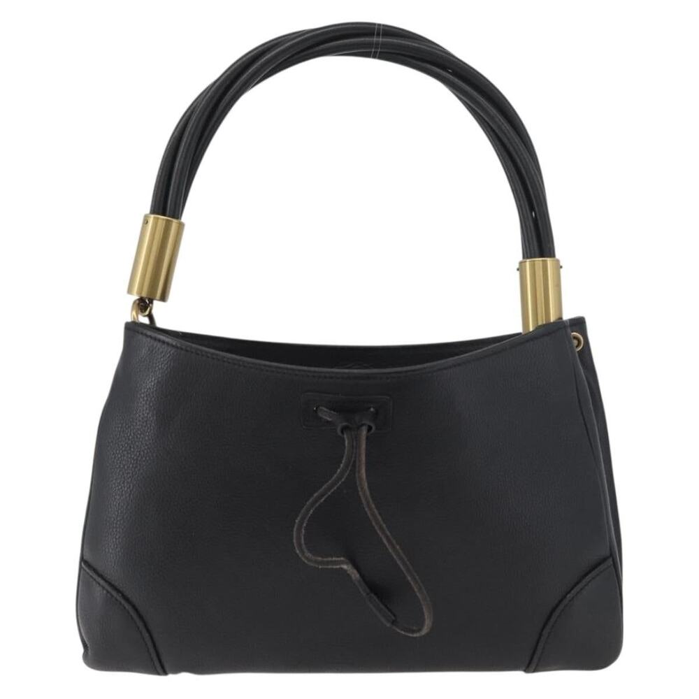 Gucci Leather Shoulder Bag Black